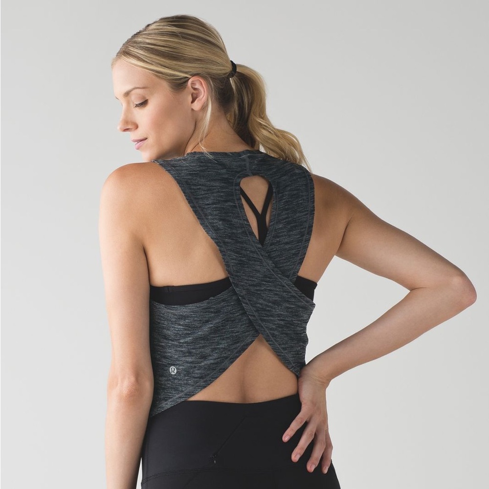 Lululemon Fast As Light Muscle Tank - HBLK SIZE 4